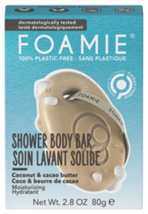 FOAMIE Coconut & Cacao Butter - Kostka Myjąca pod Prysznic 80g