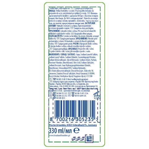 HEAD & SHOULDERS Men Ultra OLD SPICE - Szampon do Włosów 330 ml