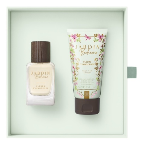 JARDIN BOHEME Fleurs D'Innocence - Woda Perfumowana + Żel pod Prysznic
