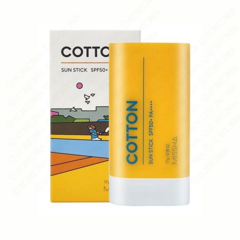 MISSHA Cotton Sun Stick SPF50+ - Sztyft z SPF50+ 17g