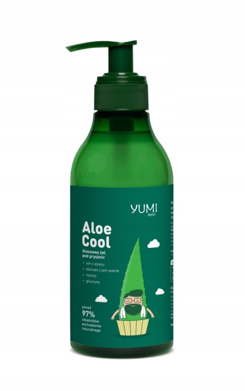 YUMI Men Aloe Cool - Żel pod Prysznic 400 ml