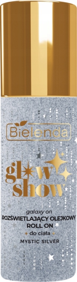BIELENDA Glow Show Rozświetlający Olejek do Ciała roll-on - Mystic Silver