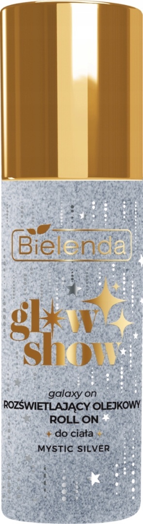 BIELENDA Glow Show Rozświetlający Olejek do Ciała roll-on - Mystic Silver