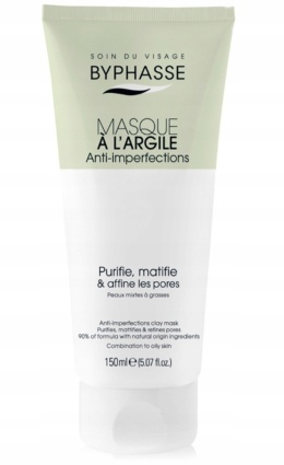 BYPHASSE Anti-Imperfections - Maska Glinkowa do Twarzy 150 ml