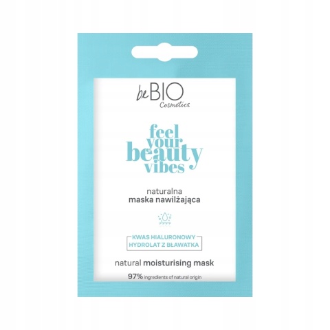 BeBIO Fell Your Beauty Vibes - Naturalna Maska Nawilżająca 10 ml