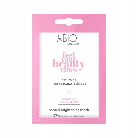 BeBIO Fell Your Beauty Vibes - Naturalna Maska Rozświetlająca 10 ml