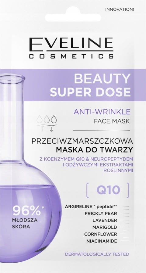 EVELINE Beauty Super Dose Q10 - Maska do Twarzy 8 ml