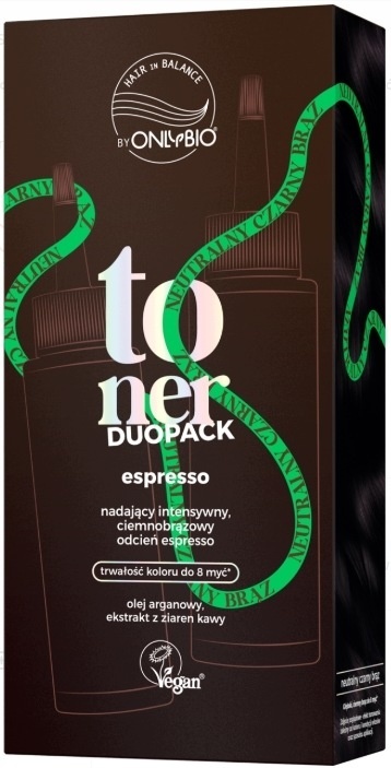 ONLYBIO Toner DUOPACK - Tone do Włosów ESPRESSO 2 x 100 ml