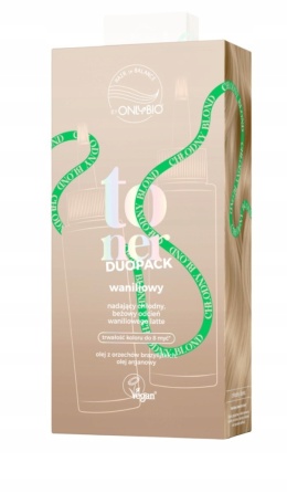 ONLYBIO Toner DUOPACK - Tone do Włosów WANILIOWY 2 x 100 ml