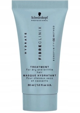 SCHWARZKOPF Fibre Clinix Hydrate Treatment - Maska do Włosów 30 ml