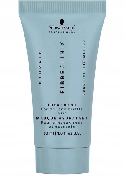 SCHWARZKOPF Fibre Clinix Hydrate Treatment - Maska do Włosów 30 ml