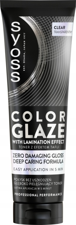 SYOSS Color Glaze - Nabłyszczający Toner do Włosów TRANSPARENTNY 130 ml