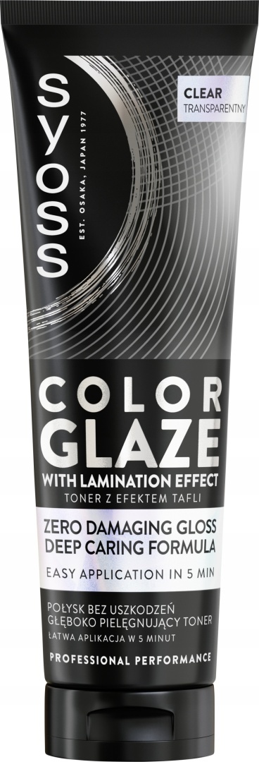 SYOSS Color Glaze - Nabłyszczający Toner do Włosów TRANSPARENTNY 130 ml
