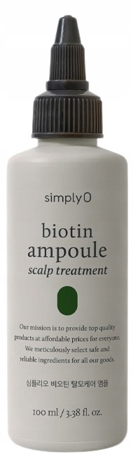 SimplyO Biotin Ampoule - Serum Przeciw Wypadaniu Włosów 100 ml