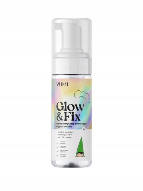 YUMI Glow & Fix - Pianka do Stylizacji 180 ml